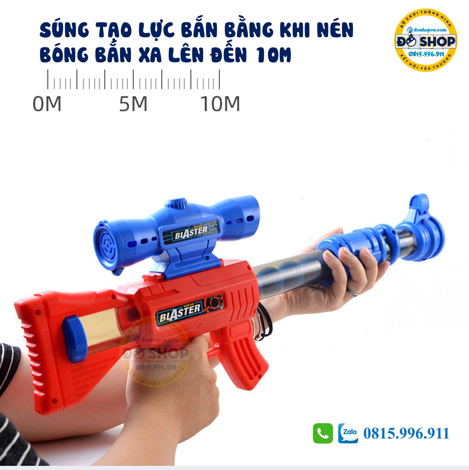 Khẩu súng của bộ đồ chơi súng bắn vịt thiết kế rất đẹp và cao cấp
