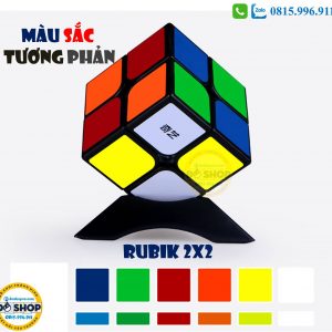 Rubik 2x2 RB22 có màu sắc đẹp mắt