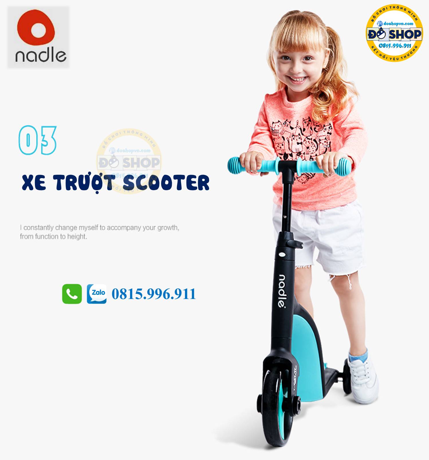 Xe trượt scooter Nadle ND11