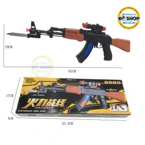 Kích thước đồ chơi súng laze AK SS03